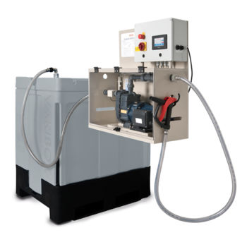 Pneumatischer Kraftstoff-Transfersatz, mechanischer Literzähler, Schlauch,  Zapfpistole mit automatischer Abschaltung Mod. 6725 - Flexbimec - 6772