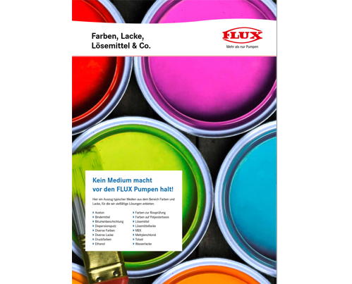 Flyer Farben und Lacke
