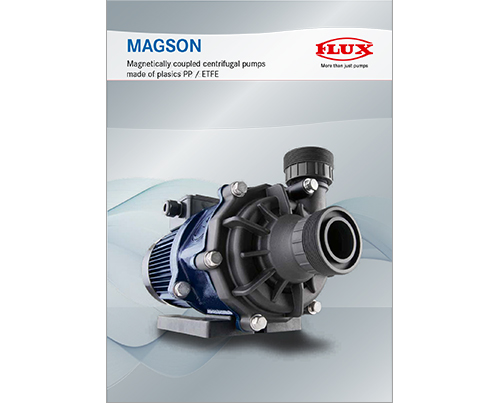 Magnetically centrifugal pumps Magson
