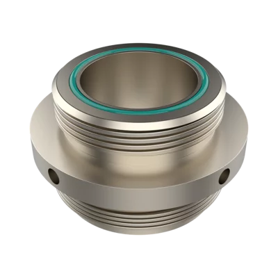 Threaded ring for fume gland