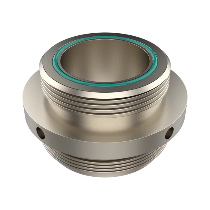 Threaded ring for fume gland