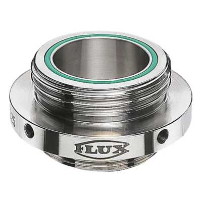 Threaded ring for fume gland