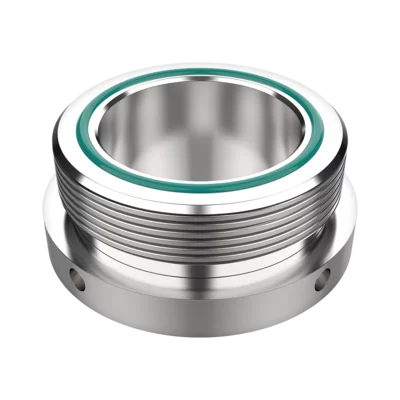 Threaded ring for fume gland