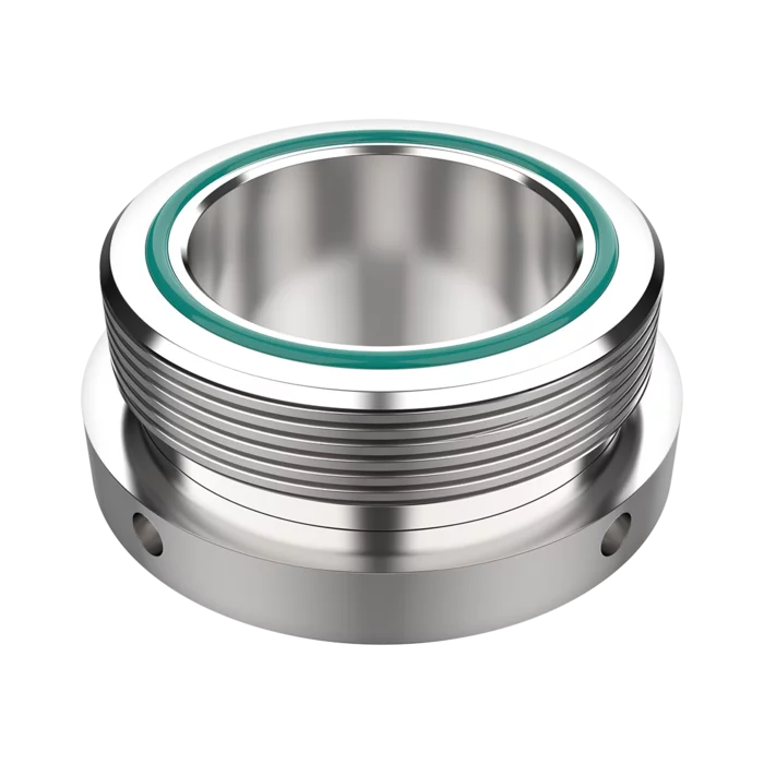 Threaded ring for fume gland