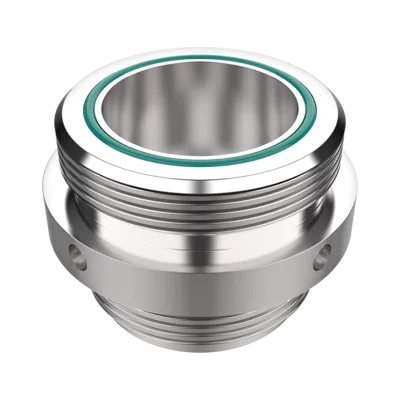 Threaded ring for fume gland