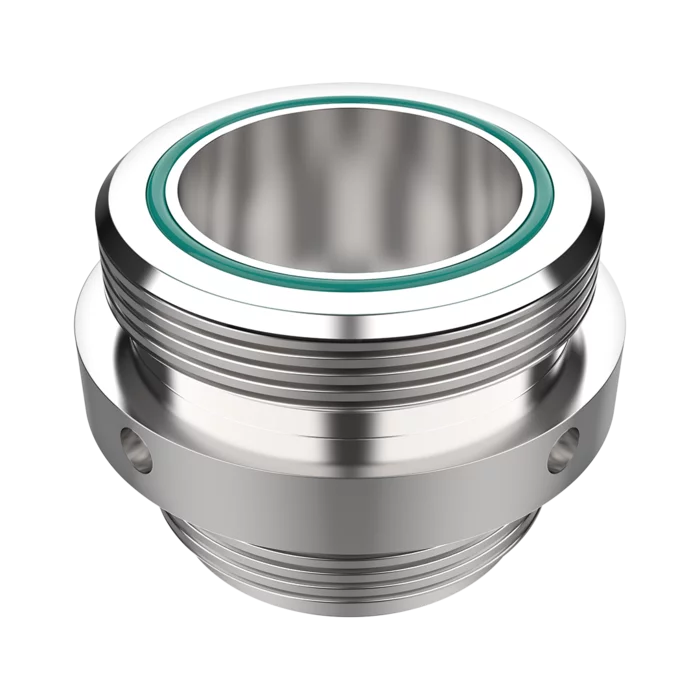 Threaded ring for fume gland