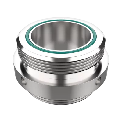 Threaded ring for fume gland