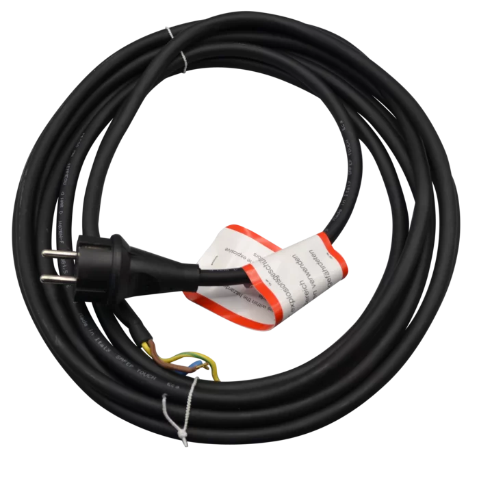 Power supply cable with plug110-240 V, F2x1, 5 m